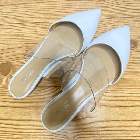 Michael Kors Brina leather mule white - Picture 3 of 8